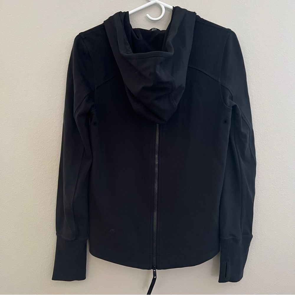Lululemon City Trek Jacket Womens 4 Black Long Sleeve Full-Zip Stretch Active - Picture 5 of 8